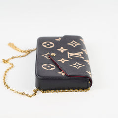 Louis Vuitton Pochette Felice Black Bi-Color