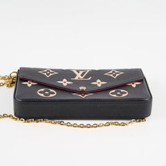 Louis Vuitton Pochette Felice Black Bi-Color