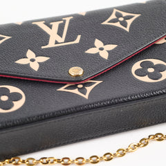 Louis Vuitton Pochette Felice Black Bi-Color