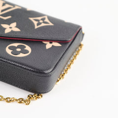 Louis Vuitton Pochette Felice Black Bi-Color