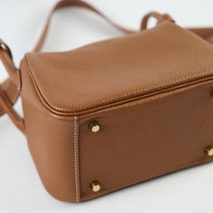 Hermes Mini I Lindy Gold GHW Z Stamp