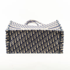 Dior Large Book Tote Navy Oblique