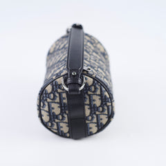 Christian Dior Mini Oblique Jacquard Roller Bag Navy