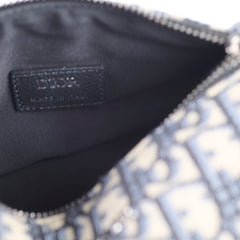 Christian Dior Mini Oblique Jacquard Roller Bag Navy