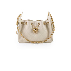 Chanel Caviar Mini 25 Ivory (Microchip)