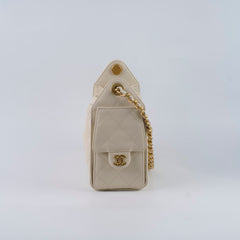 Chanel Caviar Mini 25 Ivory (Microchip)