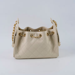 Chanel Caviar Mini 25 Ivory (Microchip)