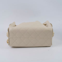 Chanel Caviar Mini 25 Ivory (Microchip)