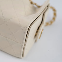 Chanel Caviar Mini 25 Ivory (Microchip)