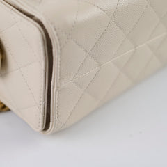 Chanel Caviar Mini 25 Ivory (Microchip)