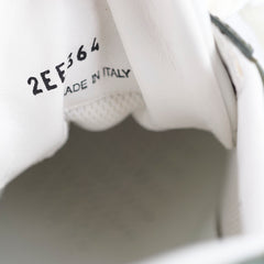 Prada White and Green Downtown Sneakers Mens 6.5