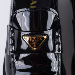 Prada Patent Leather Loafers Womens 36.5