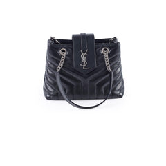 Saint Laurent Loulou Shopper Tote Black