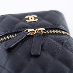 Chanel Vertical Vanity Black Caviar