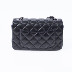 Chanel Mini Rectangular Lambskin Black