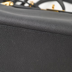 Hermes Kelly 32 Black Togo GHW C Stamp