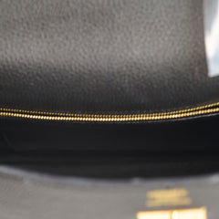 Hermes Kelly 32 Black Togo GHW C Stamp