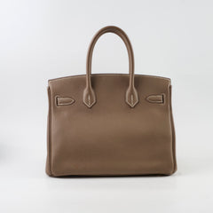Hermes Birkin 30 Etoupe GHW Togo A Stamp