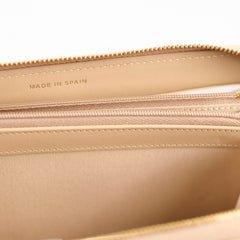 Chanel Long Caviar Beige Wallet