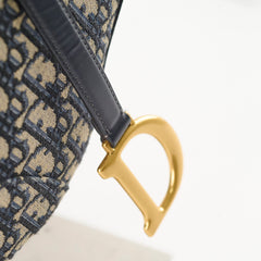 Dior Saddle Medium Oblique Blue