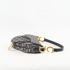 Dior Saddle Medium Oblique Blue