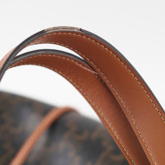 Celine Cabas Drawstring Tote Monogram Triomphe