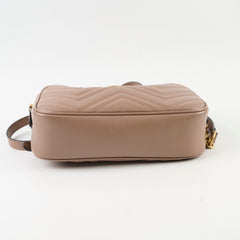 Gucci Marmont Small Camera Pink Beige Bag