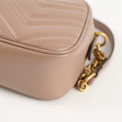 Gucci Marmont Small Camera Pink Beige Bag
