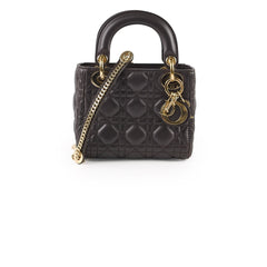 Christian Dior Lady Dior Mini Dark Brown