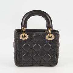 Christian Dior Lady Dior Mini Dark Brown