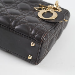 Christian Dior Lady Dior Mini Dark Brown