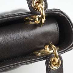 Christian Dior Lady Dior Mini Dark Brown