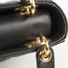 Christian Dior Lady Dior Mini Dark Brown