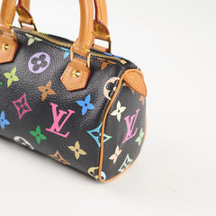 Louis Vuitton Speedy Nano Multicolour Black