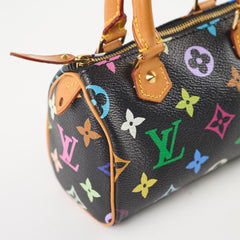 Louis Vuitton Speedy Nano Multicolour Black