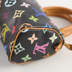 Louis Vuitton Speedy Nano Multicolour Black