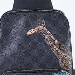 Louis Vuitton Wild Animals Avenue Sling Bag Damier Graphite Microchip