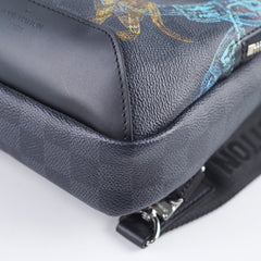 Louis Vuitton Wild Animals Avenue Sling Bag Damier Graphite Microchip