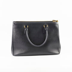 Prada Large Galleria Saffiano Black Tote
