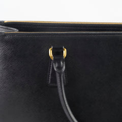 Prada Large Galleria Saffiano Black Tote