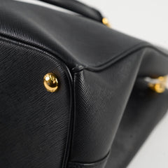 Prada Large Galleria Saffiano Black Tote