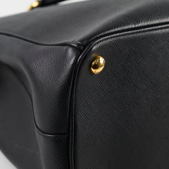 Prada Large Galleria Saffiano Black Tote