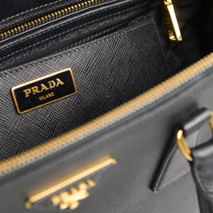 Prada Large Galleria Saffiano Black Tote