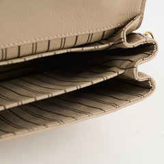 Louis Vuitton Pochette Metis Empriente Taupe Beige
