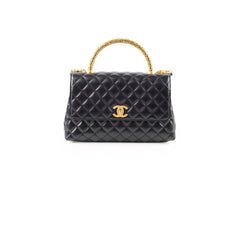 Chanel Coco Top Handle Black Medium