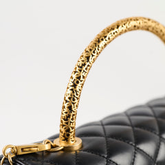 Chanel Coco Top Handle Black Medium