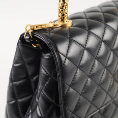 Chanel Coco Top Handle Black Medium