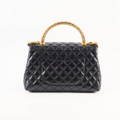 Chanel Coco Top Handle Black Medium