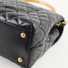 Chanel Coco Top Handle Black Medium