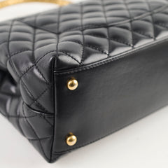 Chanel Coco Top Handle Black Medium